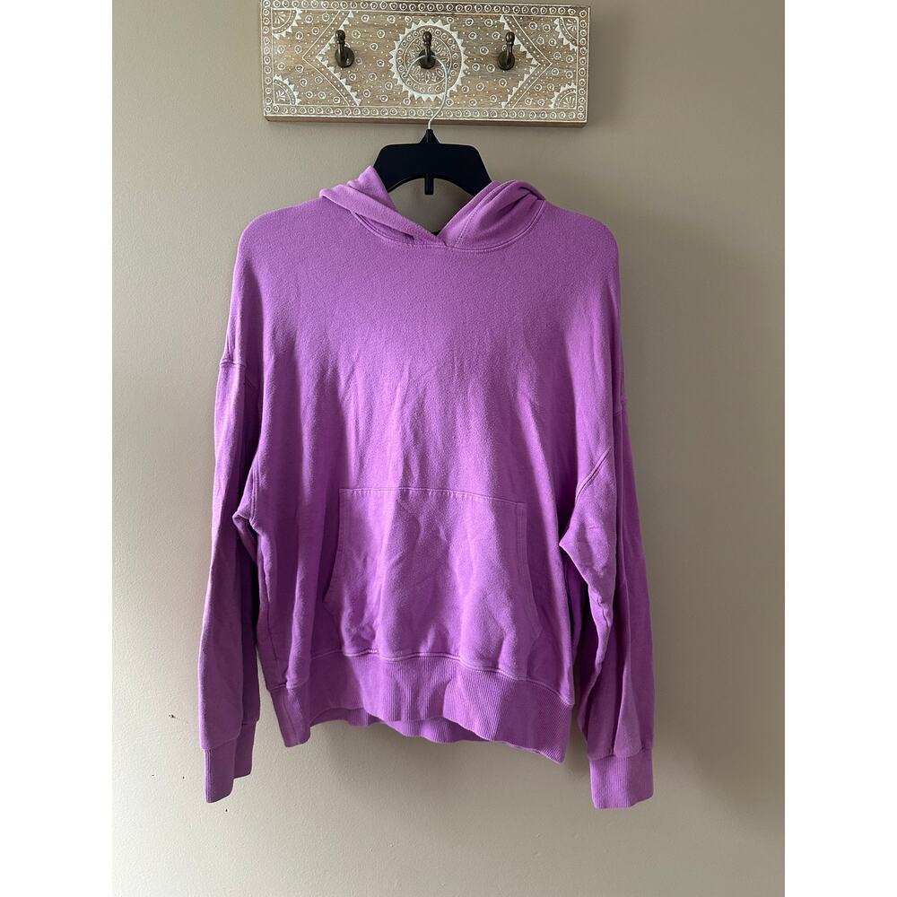 Monrow Purple Hoodie Sweatshirt